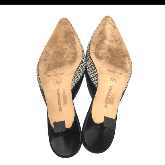 Manolos Blahnik pointy kitten heels - Picture 3 of 4